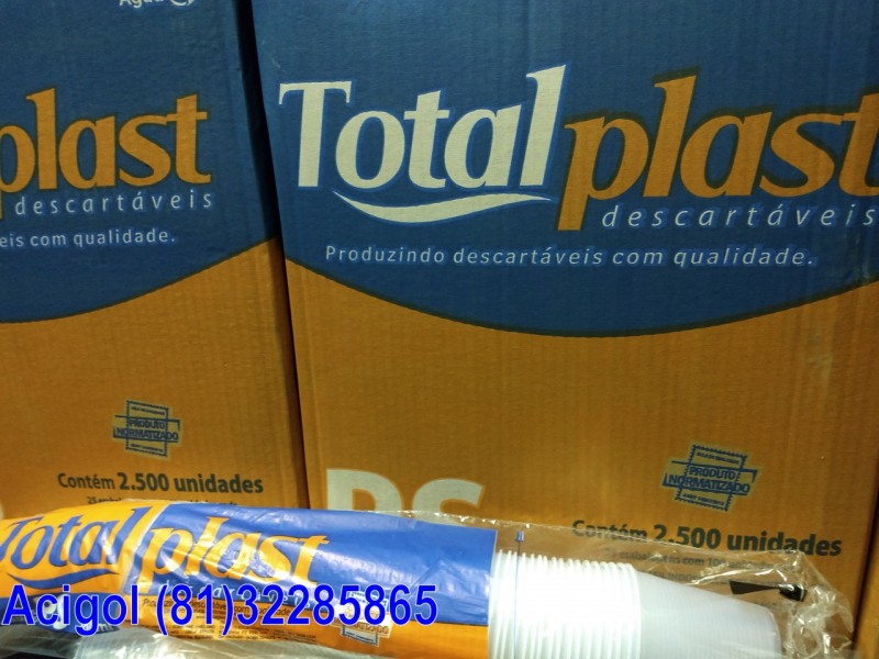 COPO DESCARTAVEL 180ML TOTALPLAST-ACIGOL 81 32285865-IMG_20171227_205256145