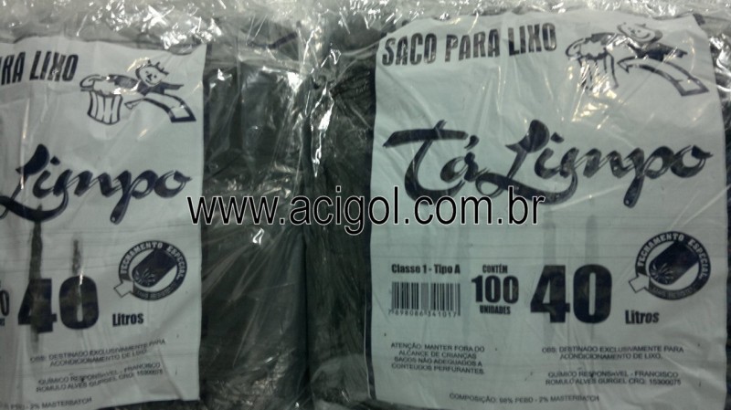 saco para lixo 40 litros-foto acigol 81 34451782-200120131124