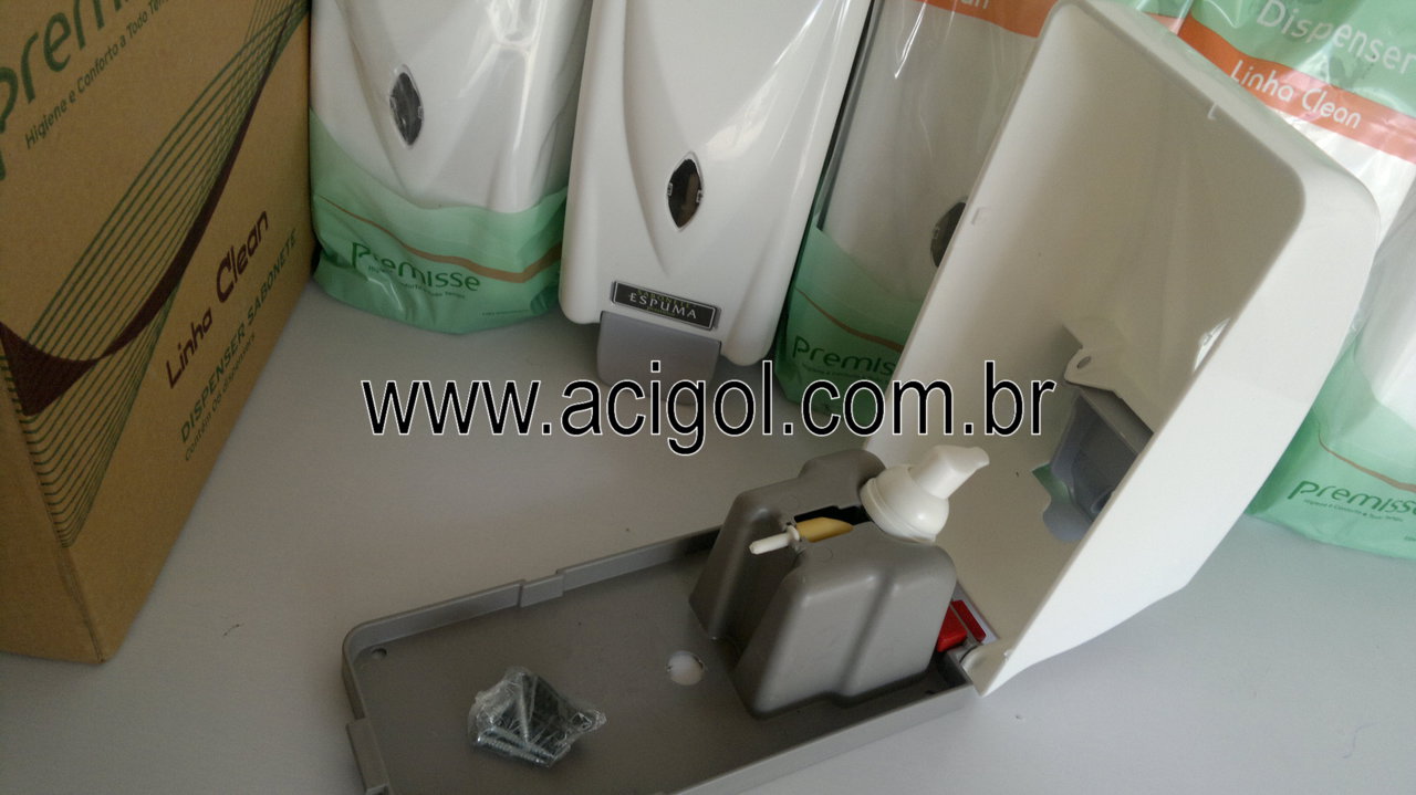 dispenser de sabonete espuma premisse-foto acigol 81 34451782-300120131335
