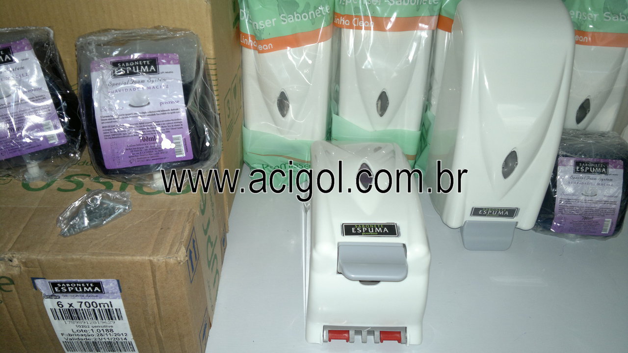 dispenser de sabonete espuma premisse-foto acigol 81 34451782-300120131349