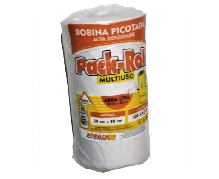 SACO PLASTICO PACK ROLL ROLO 20X30CM COM 300 UNID-ACIGOL REICFE 81 32285865