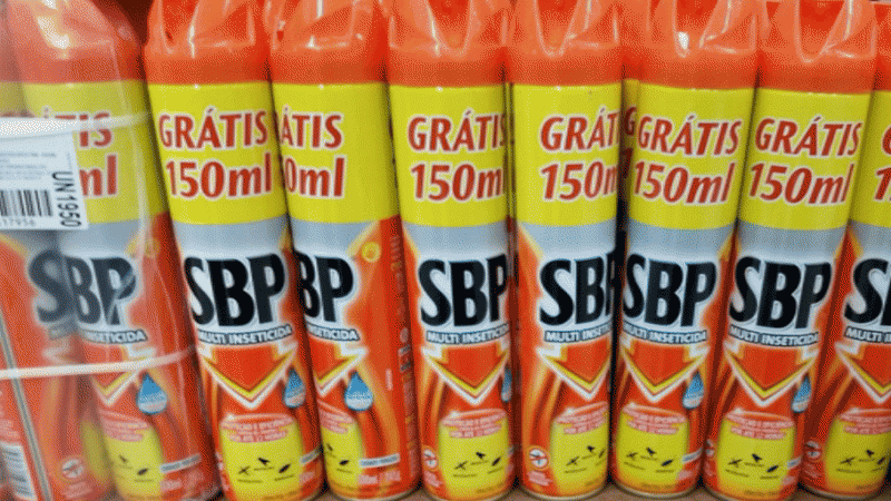 Inseticida Aerosol SBP 300ml Grátis 150ml