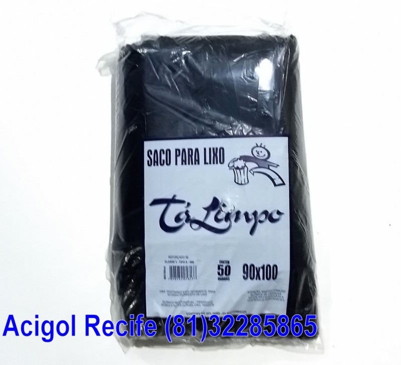 SACO LIXO TALIMPO 100 LITROS PRETO-ACIGOL 81 32285865-IMG_20180117_232328707