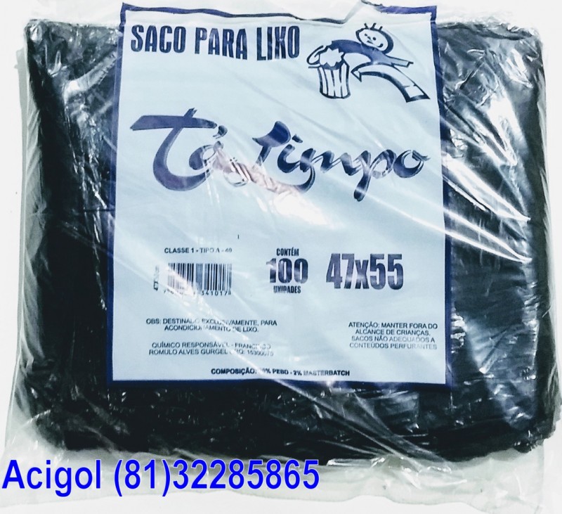 SACO LIXO TALIMPO 40 LITROS PRETO-ACIGOL 81 32285865-IMG_20180117_232533261