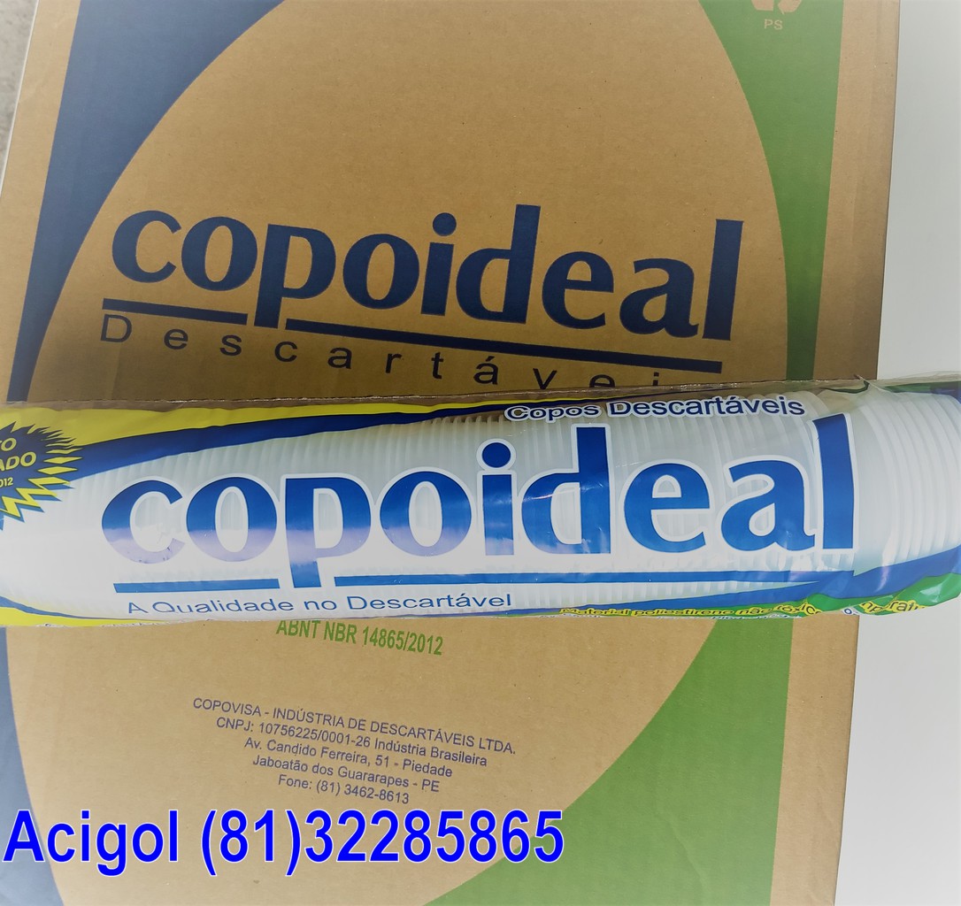 COPO DESCARTAVEL 180 ML COPOIDEAL-ACIGOL RECIF (81)32285865-IMG_20180218_123521053