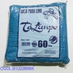 SACO DE LIXO TALIMPO PACOTE COM 100 SACOS 60 LITROS AZUL-ACIGOL 81 32285865-IMG_20180117_232127780