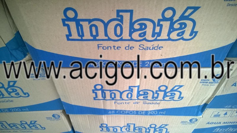 ÁGUA MINERAL INDAIÁ EM COPO CX 48X200ML-ACIGOL RECIFE 81 32285865-WP_20141025_003