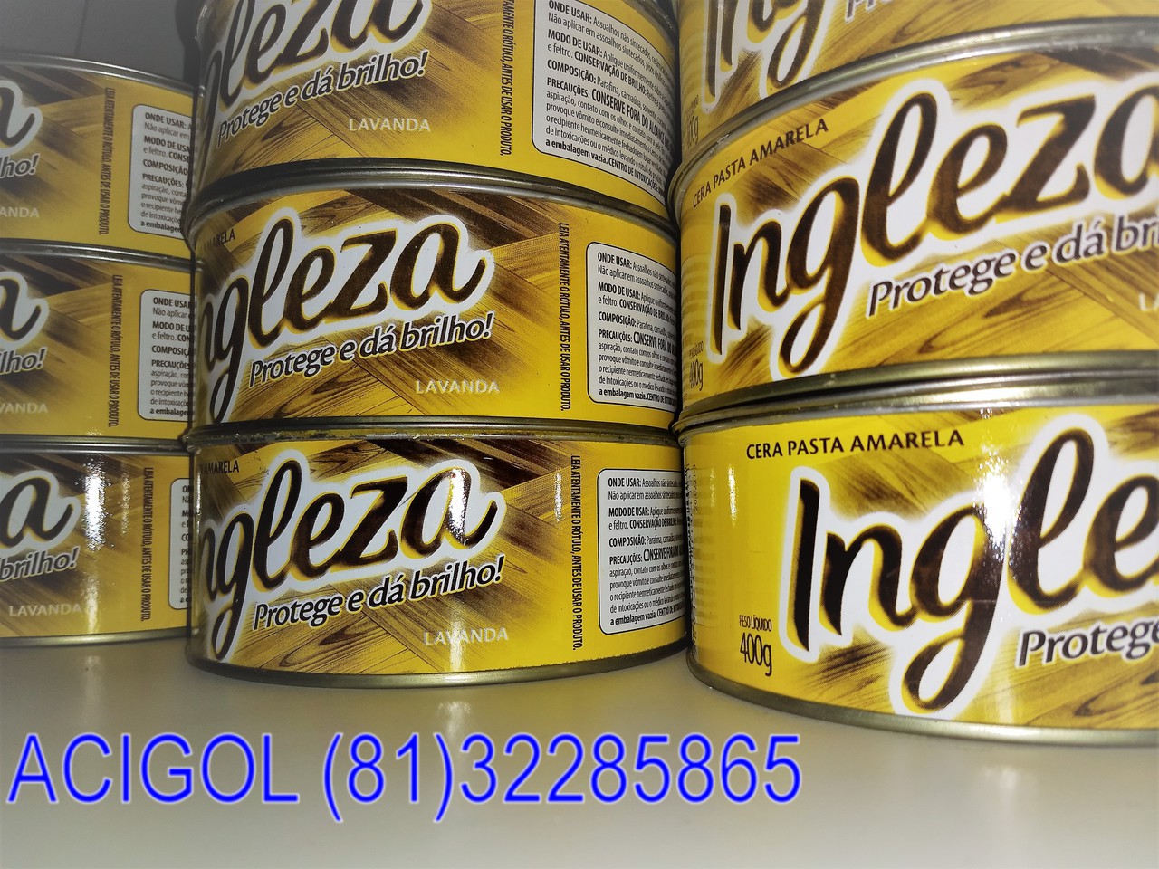 CÊRA INGLEZA AMARELA 400GR-ACIGOL RECIFE 81 32285865-IMG_20171127_212505607