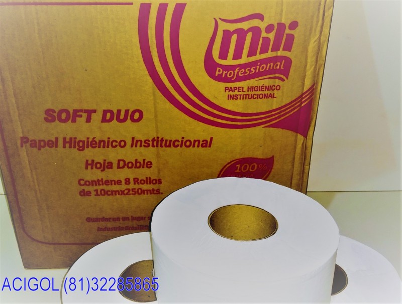 PAPEL HIGIENICO BIG ROLL FOLHAS DUPLAS MILI PROFESSIONAL-ACIGOL RECIFE 81 32285865-IMG_20180805_200313944