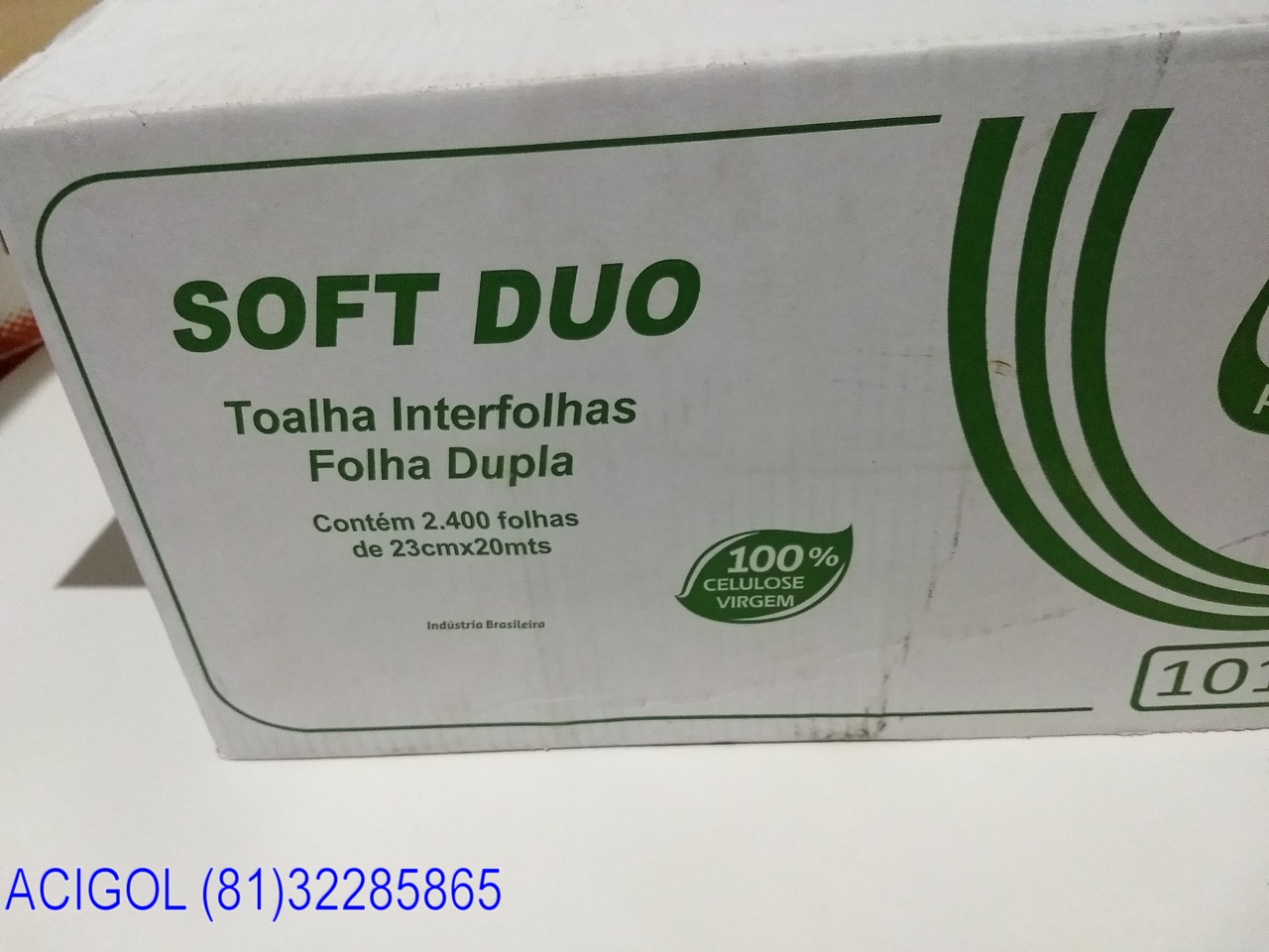 PAPEL TOALHA INTERFOLHAS 2400 FOLHAS DUPLAS MILLI PROFESSIONAL-ACIGOL RECIFE 81 32285865-IMG_20180805_204906804