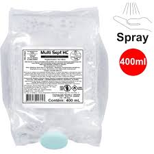alcool spray multi sept 400ml-acigol recife