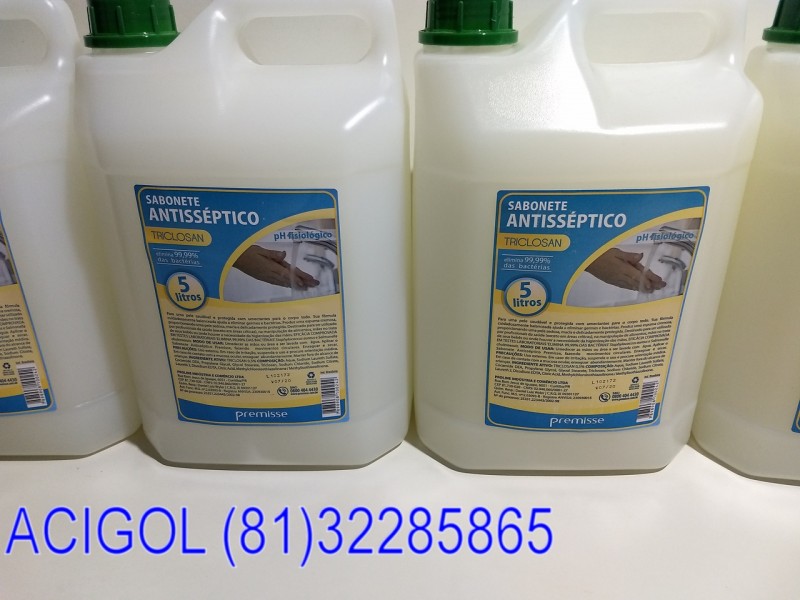 SABONETE LIQUIDO ANTISEPTICO PREMISSE COM 5 LT-ACIGOL RECIFE 81 32285865-IMG_20181107_221104164