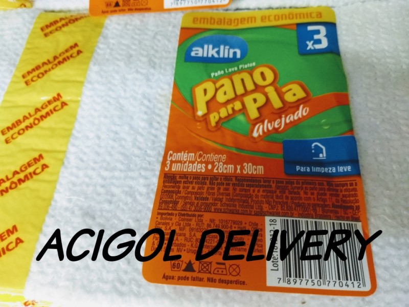 PANO DE PIA COM 3 UNIDADES-ACIGOL DELIVERY 81 32285865-IMG_20190827_194224_