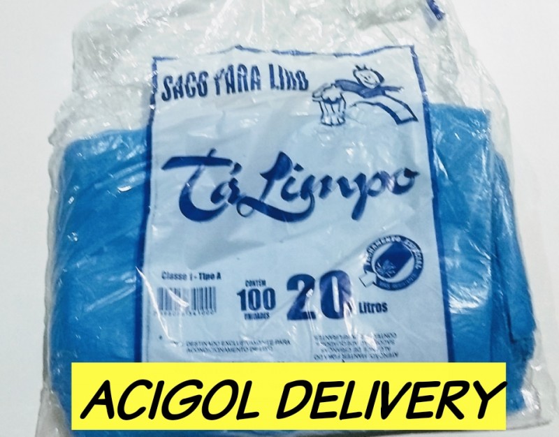 SACO PARA LIXO TALIMPO AZUL 20 LITROS-ACIGOL RECIFE 81 32285865-IMG_20190804_192442_