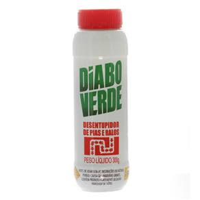 Desentupidor de Pias e Ralos com 300g Diabo Verde