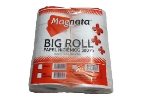 PAPEL HIGIENICO INSTITUCIONAL MAGNATA 100 CELULOSE 8X300-ACIGOL RECIFE 81 32285865