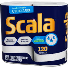 PAPEL SCALA 120 TOALHAS DE PAPEL - ACIGOL81 32285865