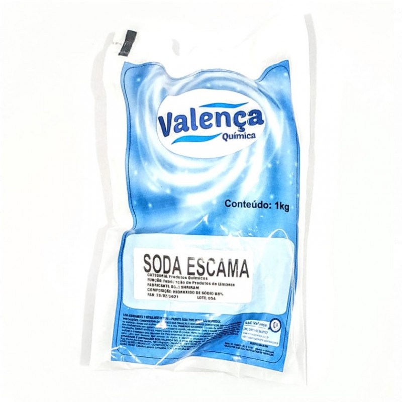 SODA CÁUSTICA VALENCA COM 1 KG - ACIGOL 81 32285865