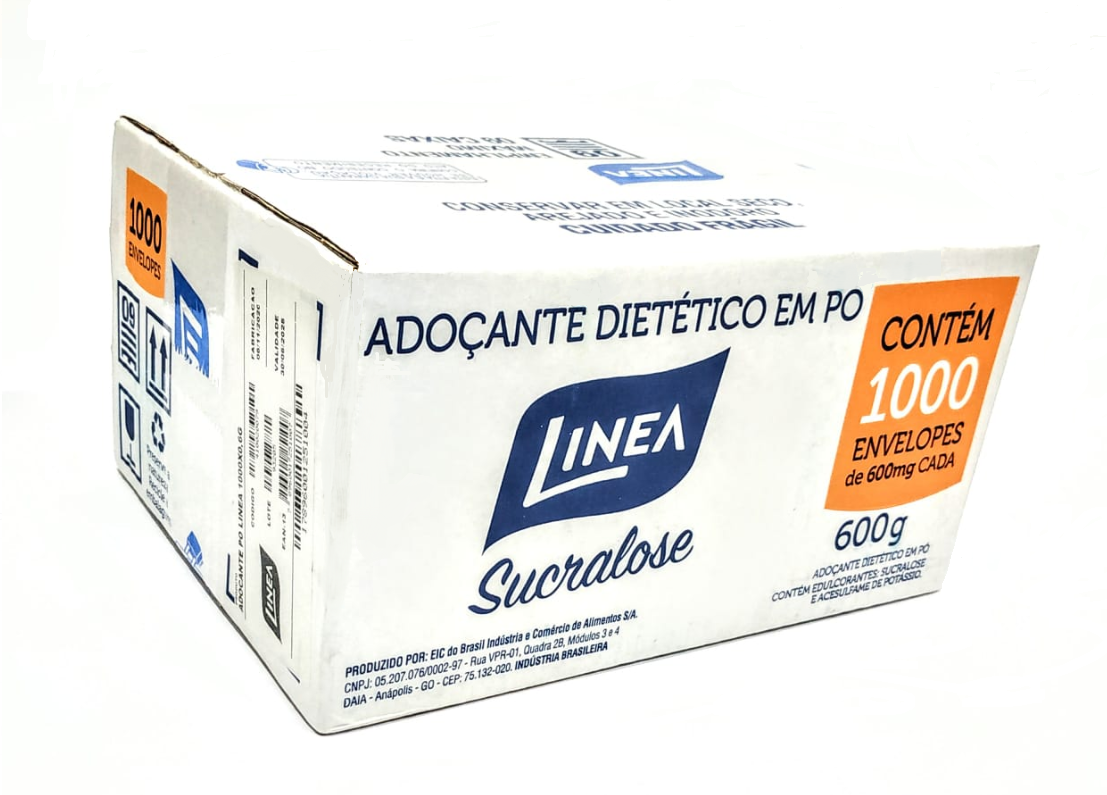 ADOÇANTE DIETETICO SUCRALOSE LINEA CAIXA CPM 1000 SACHES - ACIGOL 81 32285865