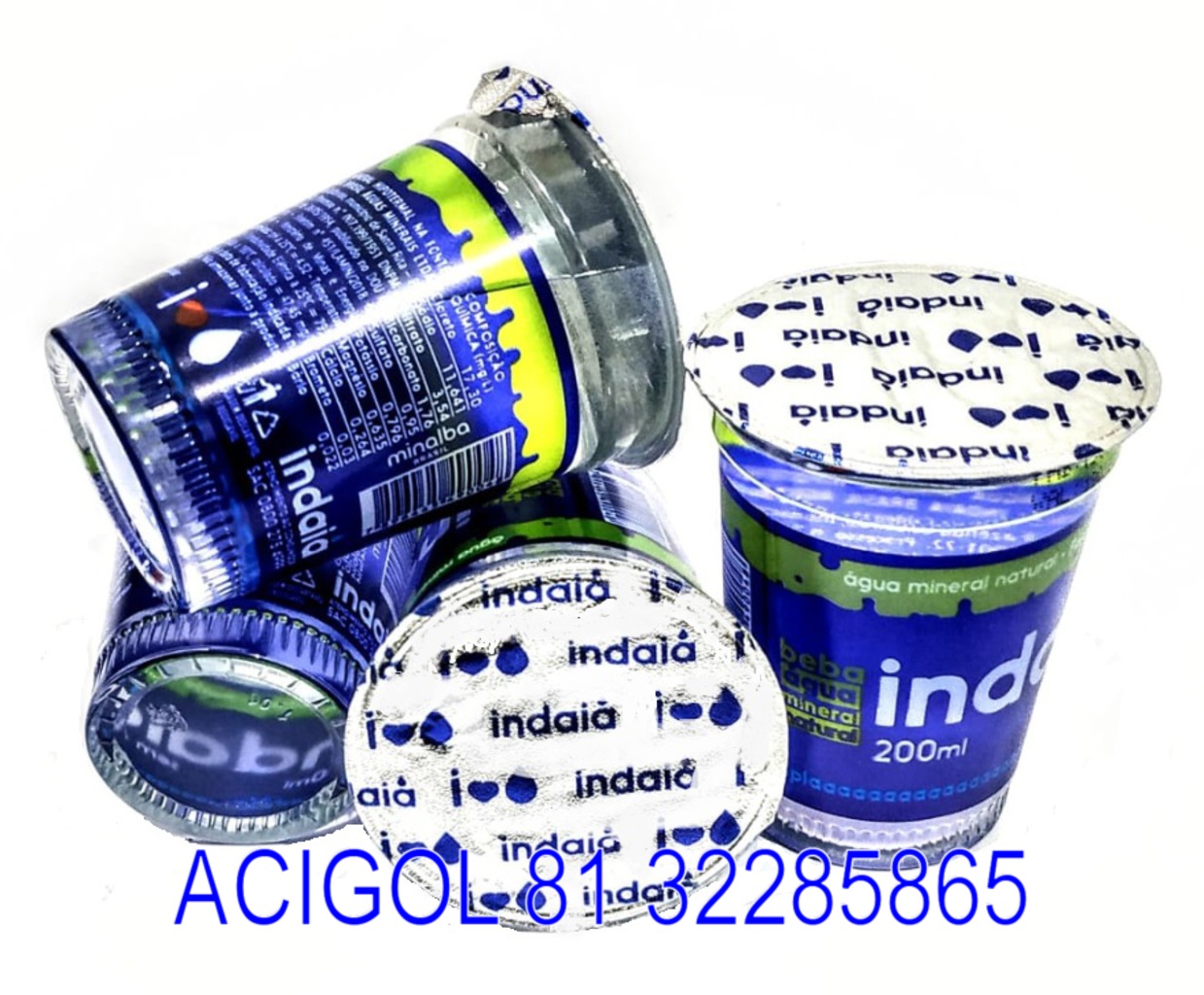 AGUA MINERAL INDAIA COPOS - ACIGOL 81 32285865