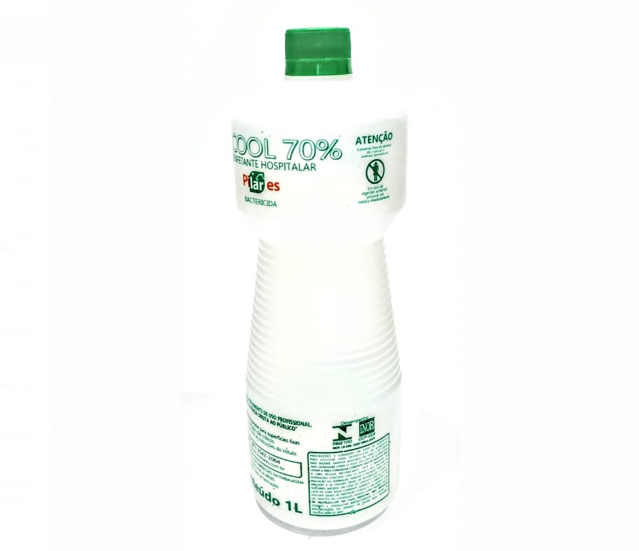 ALCOOL ETILICO HIDRATADO PILARES LIQUIDO 70 INCM COM 1 LITRO - ACIGOL RECIFE 81 32285856