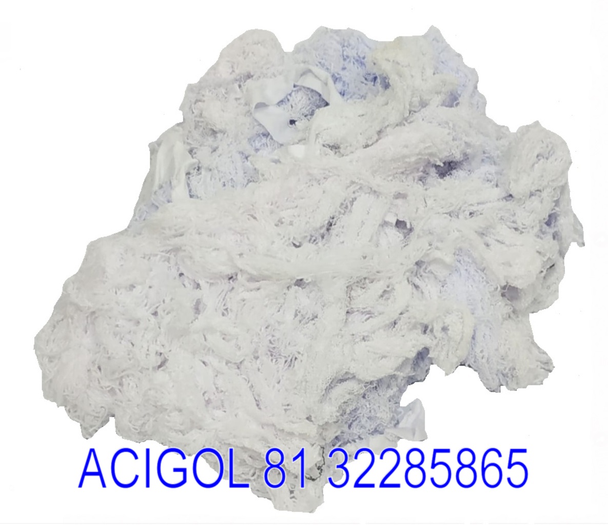 ESTOPAX BRANCA DE MALHA DE ALGODÃO FARDO COM 10 KG - ACIGOL 81 32285865