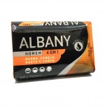 SABONETE ALBANY 85GR SÓLIDO HOMEM 4 EM 1 BARBA CABELO ROSTO E CORPO - ACIGOL 81 32285865