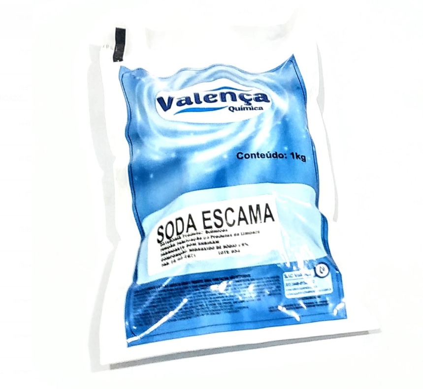 SODA CAUSTICA EM ESCAMAS COM 1 KG - ACIGOL 81 32285865