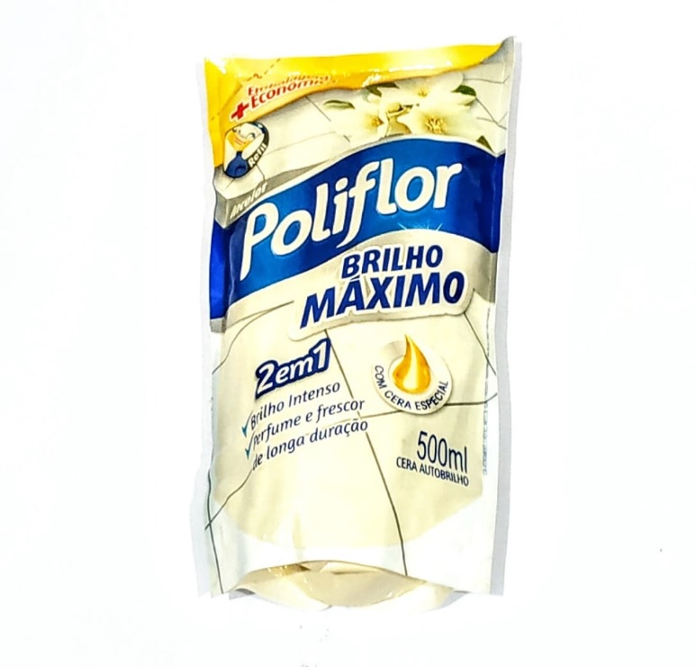 CERA ESPECIAL POLIFLOR BRILHO MAXIMO INCOLOR 2 EM 1 COM 500ML - ACIGOL 81 32285865