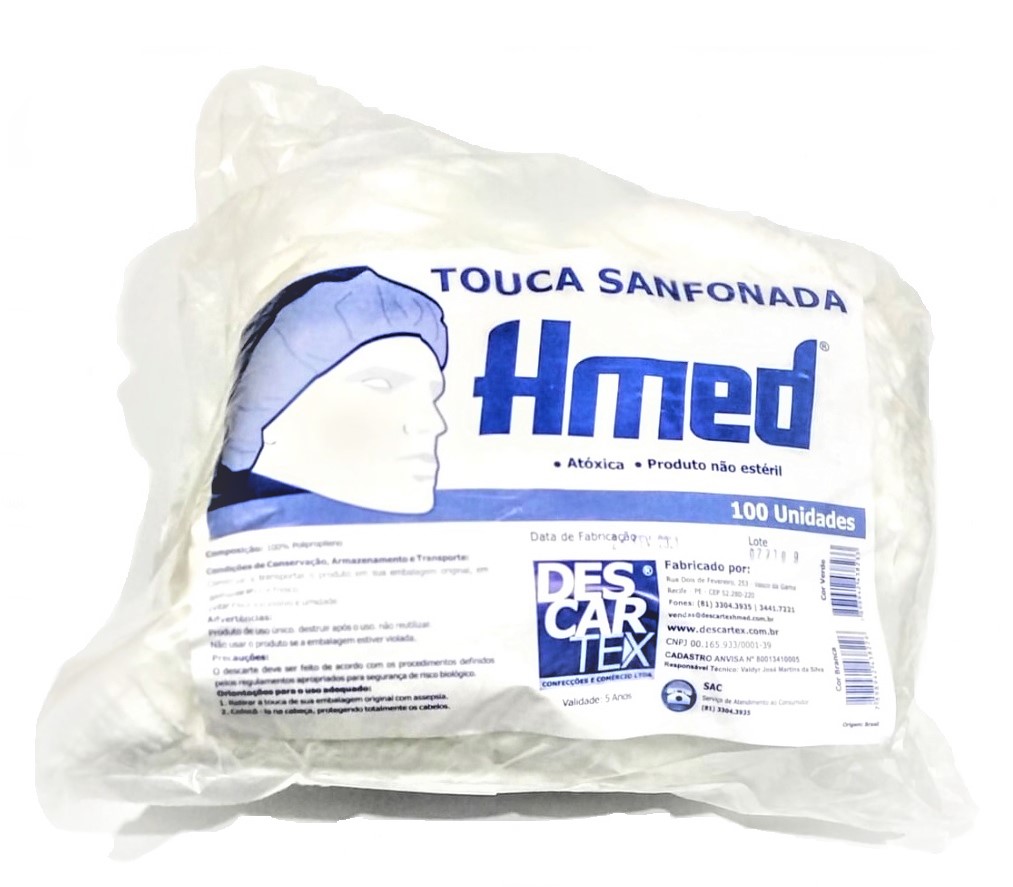 TOUCA SANFONADA HMED DESCARTEX PCTE COM 100 UNIDADES - ACIGOL 81 32285865