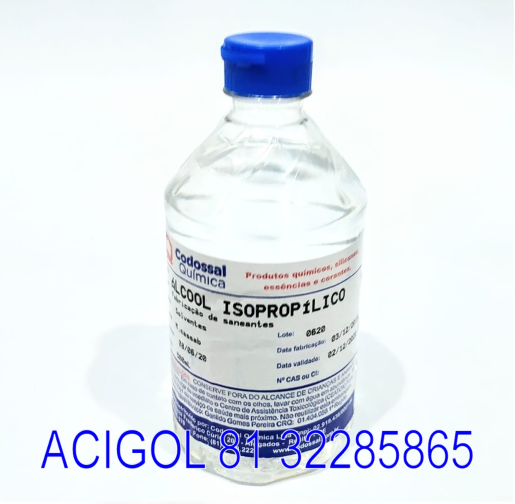 ALCOOL ISOPROPILICO 500 ML 301220