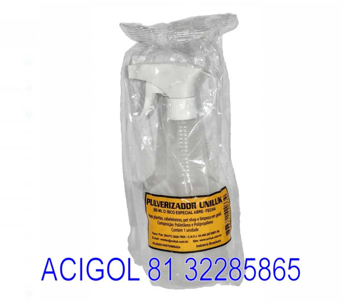 PULVERIZADOR PLASTICO UNILUK - ACIGOL 81 32285865