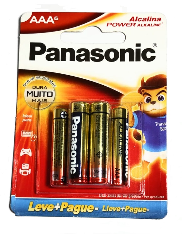 PILHA AAA PANASONIC ALCALINA L6P4 - ACIGOL 81 32285865