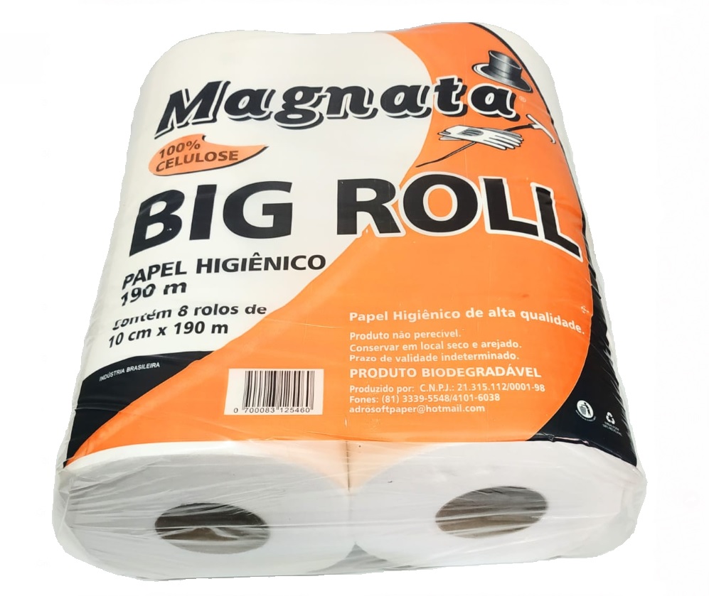 PAPEL HIGIENICO 100 CELULOSE MAGNATA 8X190 - ACIGOL 81 32285865