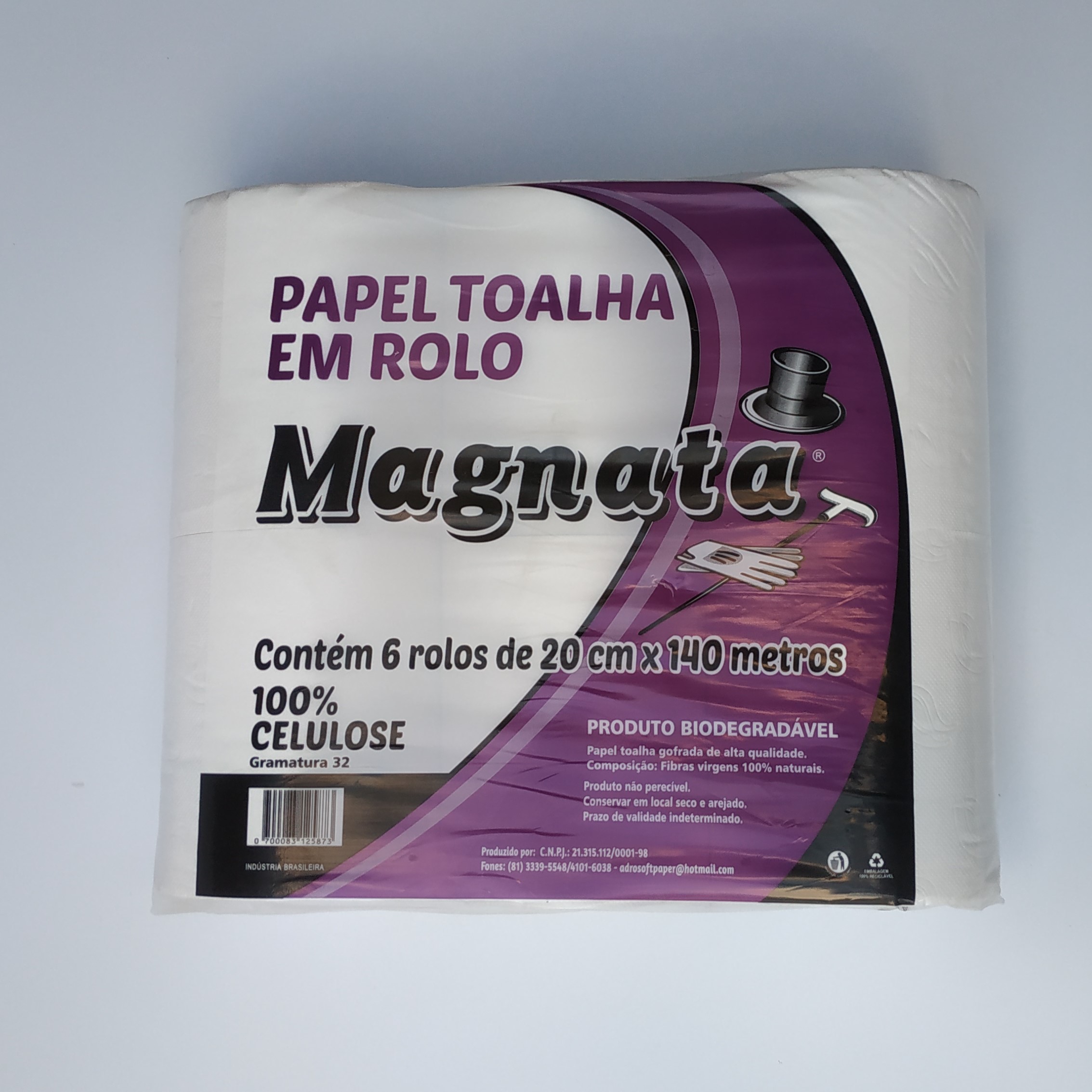 PAPEL TOALHA EM ROLO COM 6X140 MESTROS 32G-IMG_20191130_163329