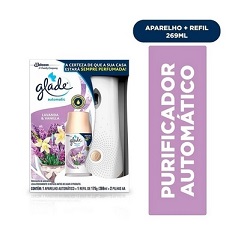 Purificador de Ar Aparelho Automatic Promoção Pilha + Refil Spray Lavanda & Vanilla 175g- Glade - 250x250