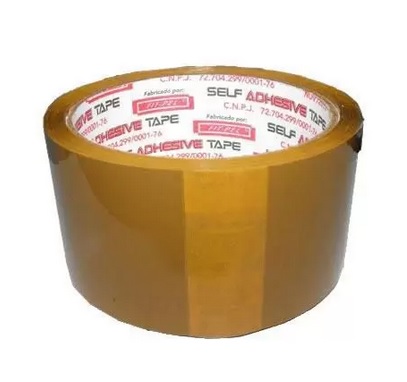 FITA ADESIVA FIT-PEL MARRON ROLO COM 45MM X 45M