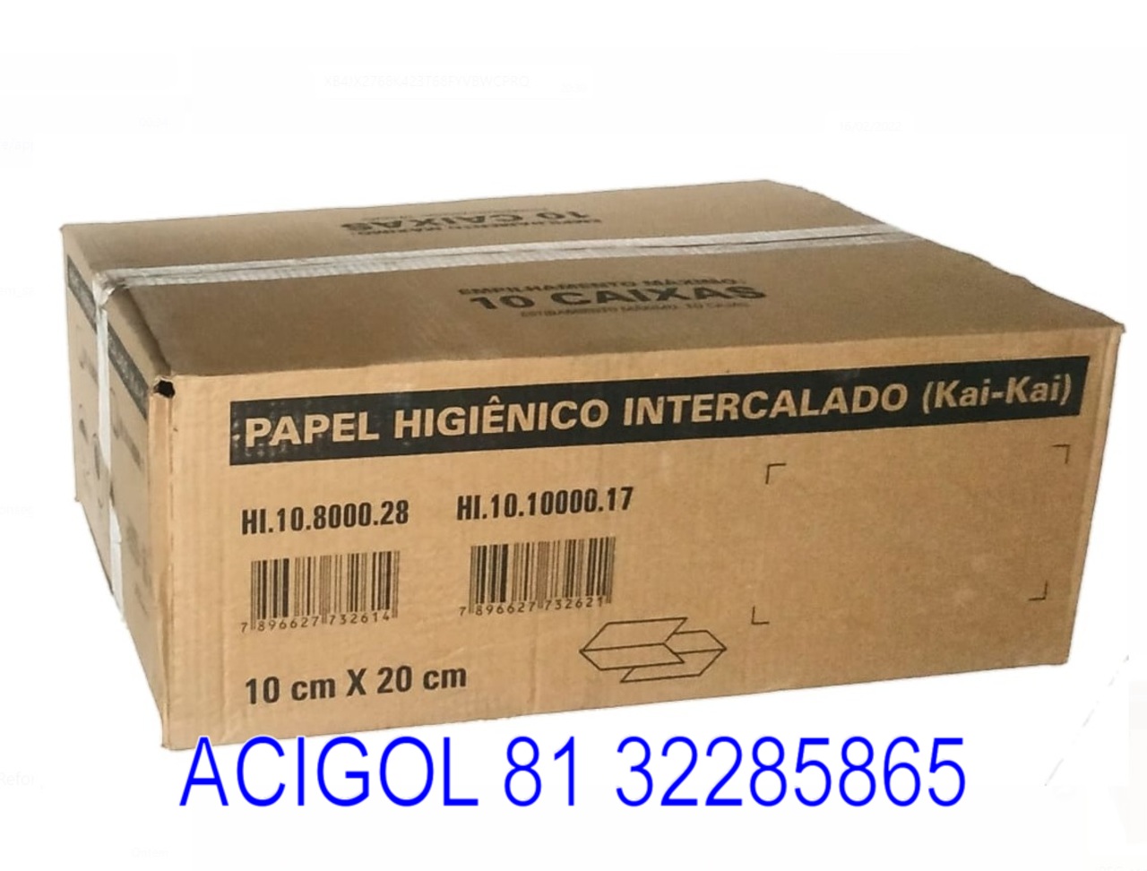 PAPEL HIGIENICO KAI KAI MAGNATA CX COM 8.000 FOLHAS DUPLAS SUAVES E MACIAS - ACIGOL 81 32285865 GIF