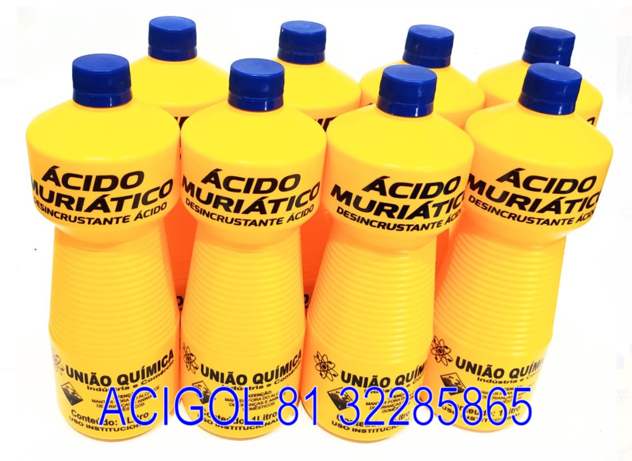 ACIDO MURIATICO COM 1 LITRO - ACIGOL RECIFE 81 32285865