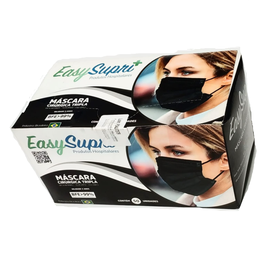 MASCARA EASY SUPRI PRETA COM 50 - ACIGOL 8132285865