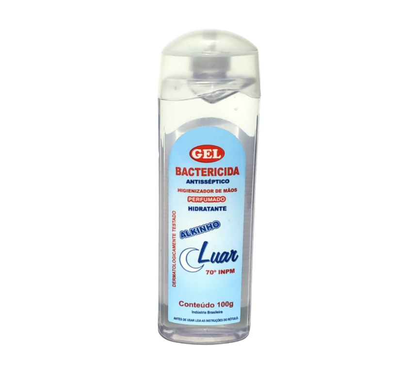 ALKINHO LUAR MAGICO 100 ML ALCOOL EM GEL PORTATIL