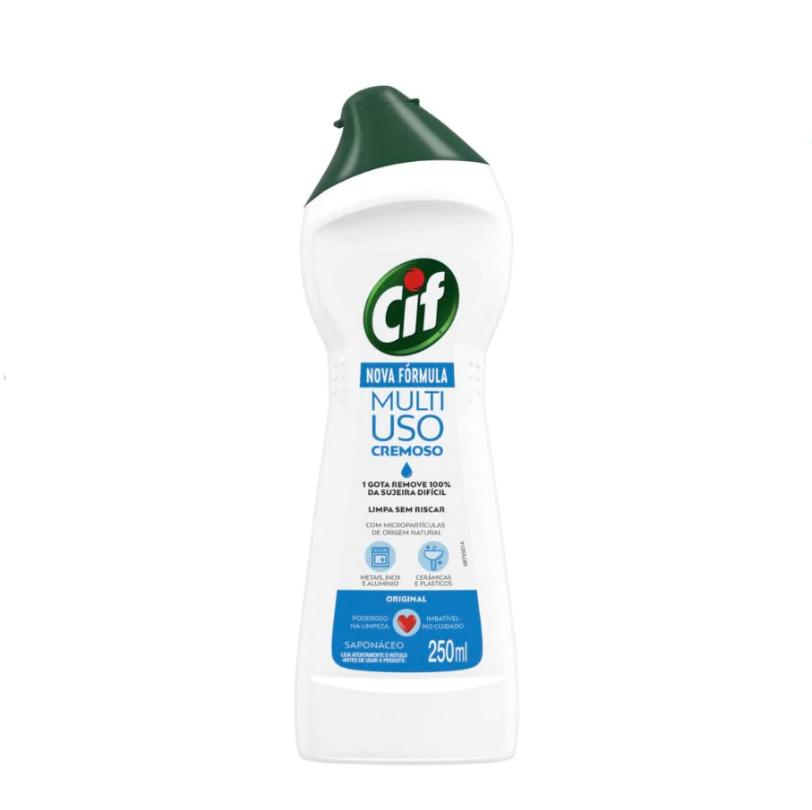 CIF NOVA FORMULA MULTIUSO CREMOSO COM 250 ML