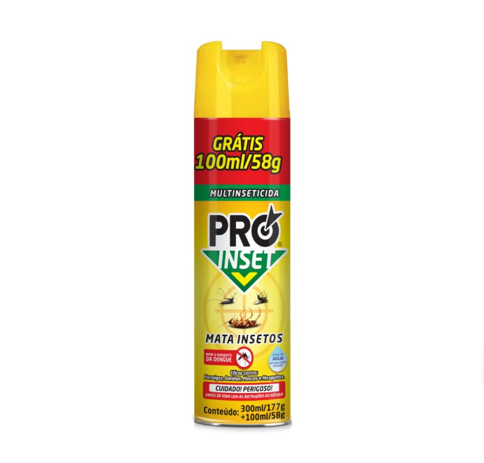 PRO INSET MULTI INSETICIDA 300ML MAIS 58 GRATIS