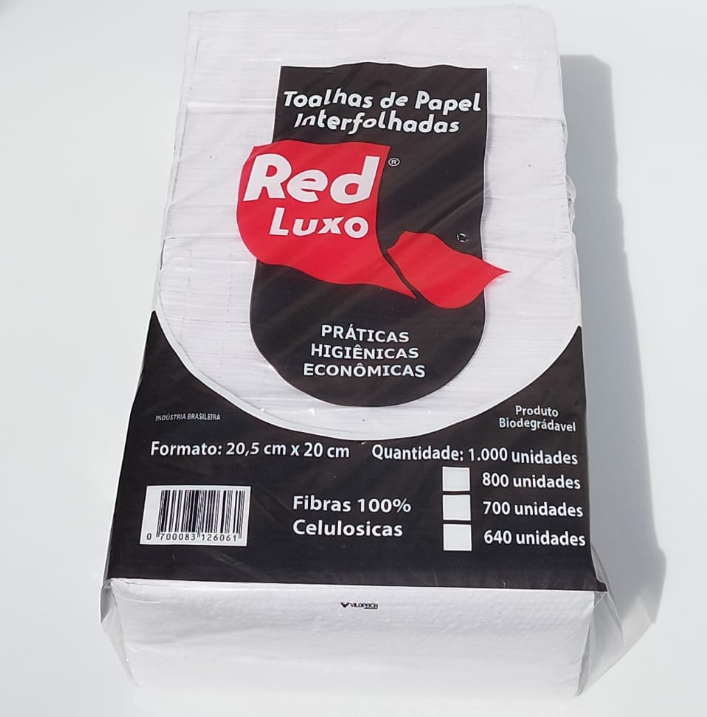PAPEL TOALHA INTERFOLHA RED 100PC CELULOSE VIRGEM 1705232209