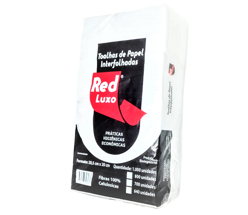 PAPEL TOALHA INTERFOLHA RED CELULOSE VIRGEM 200823