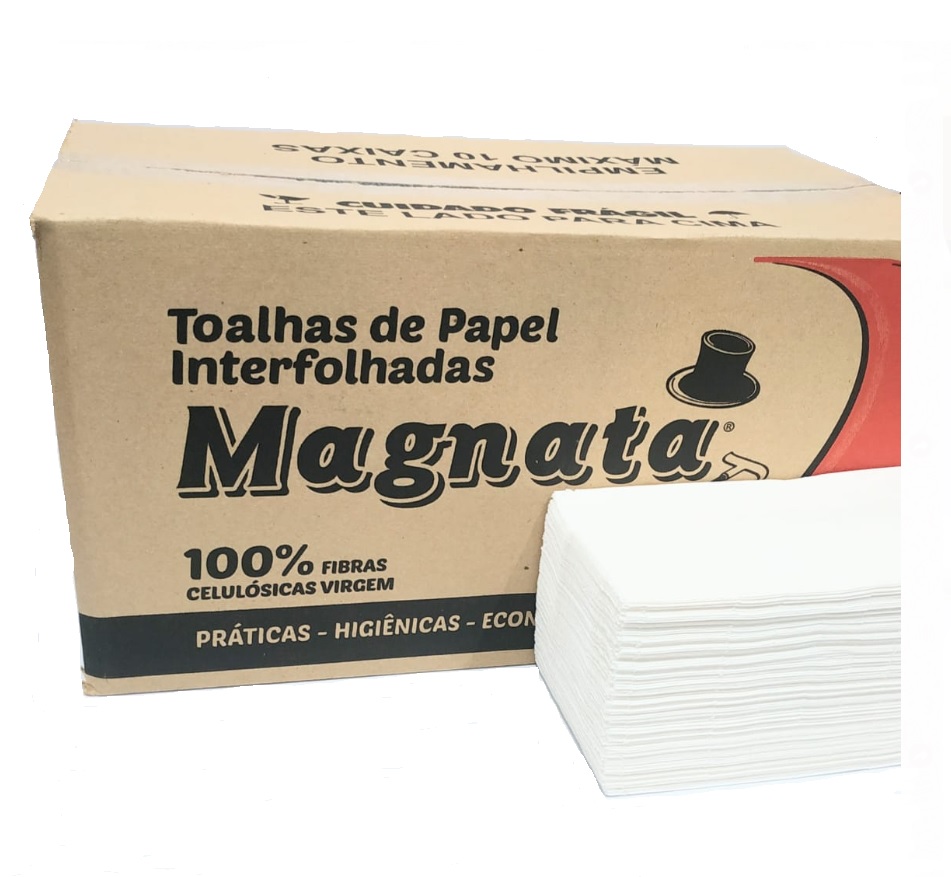 PAPEL TOALHA INTERFOLHA MAGNATA CELULOSE VIRGEM 1109231959