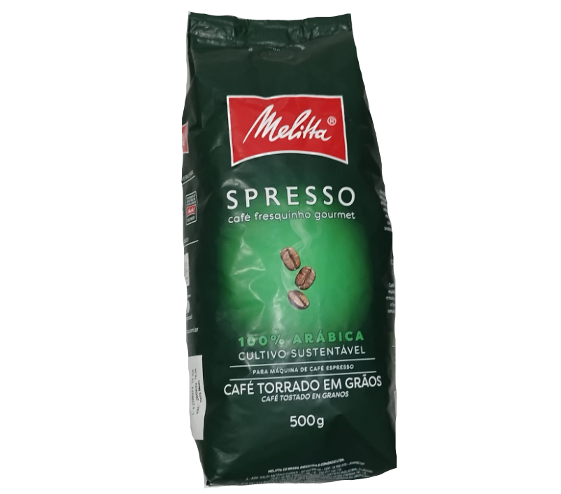 CAFÉ TORRADO EM GRAOS 100 ARABICA GOURMET MELITA 500 GRAMAS 271123