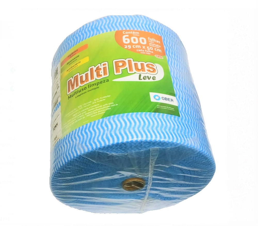 PAMO MULTIUSO PARA LIMPEZA MULTI PLUS COM 600 PANOS X 29XC X 50 CM - ACIGOL 82 32285865