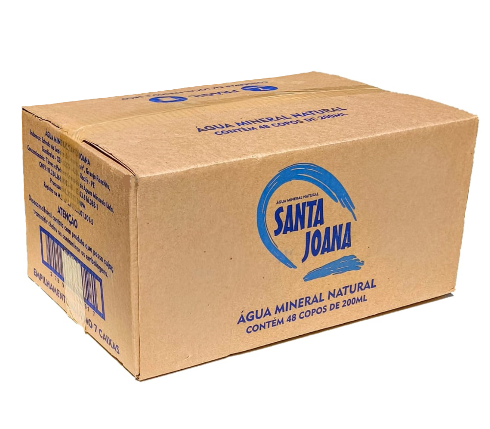 AGUA MINERAL SANTA JOANA CAIXA COM 48 X 200 ML 131224 1753