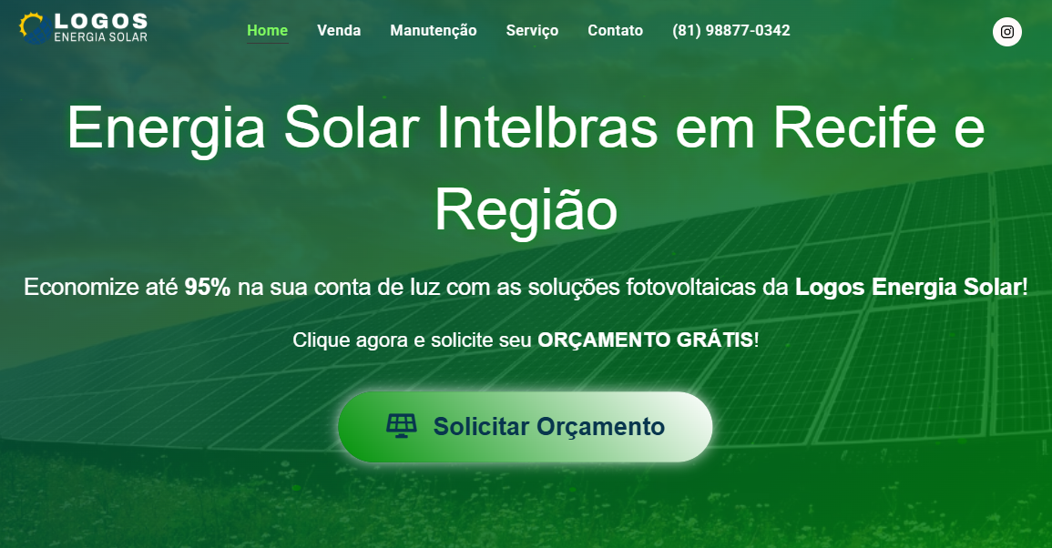LOGOS ENERGIA SOLAR INTELBRAS NO RECIFE